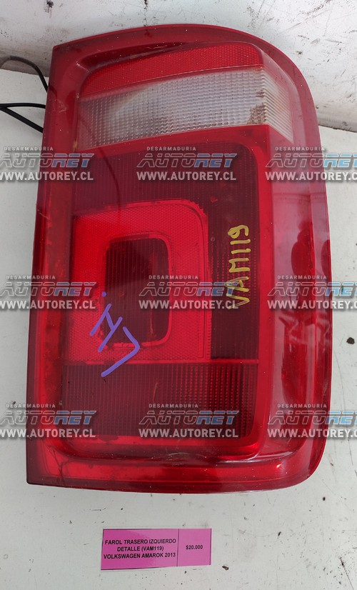 Farol Trasero Izquierdo Detalle VAM119 Volkswagen Amarok 2013 20 000