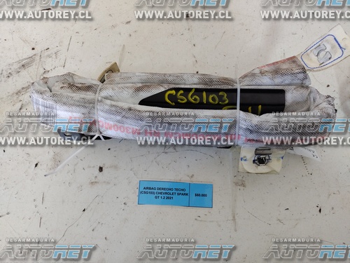 Airbag Derecho Techo (CSG103) Chevrolet Spark GT 1.2 2021 $40.000 + IVA