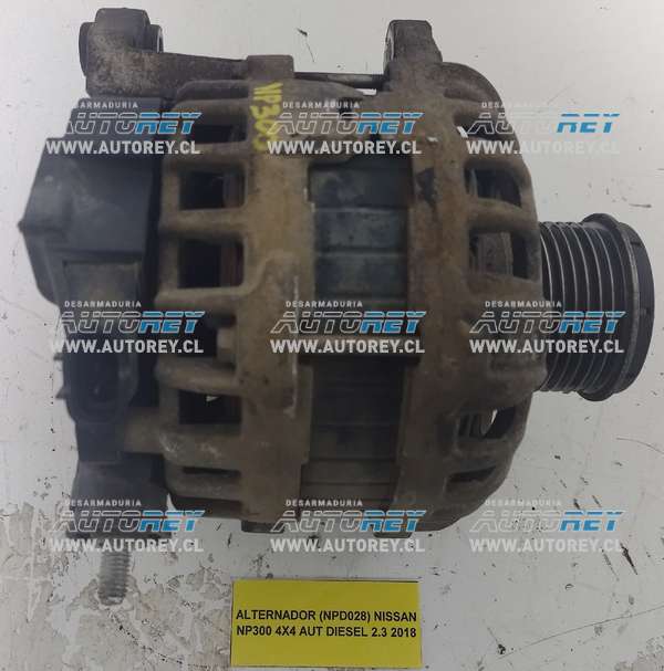 Alternador (NPD028) Nissan NP300 4×4 AUT Diesel 2.3 2018 $90.000 + IVA