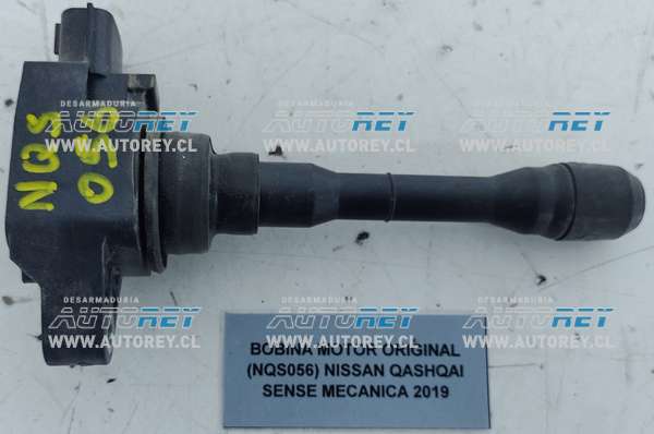 Bobina Motor Original (NQS056) Nissan Qashqai Sense Mecánica 2019 $25.000 + IVA