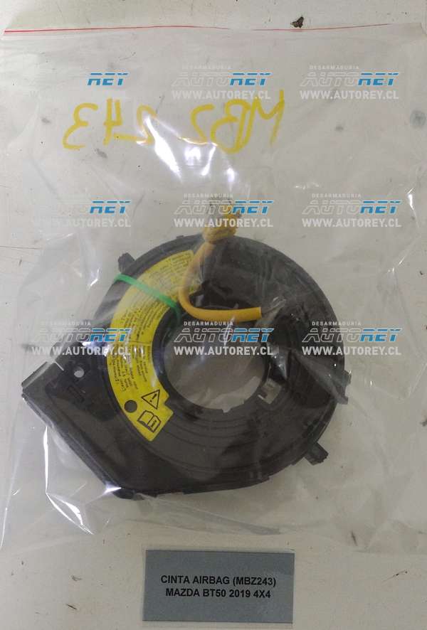 Cinta Airbag (MBZ243) Mazda BT50 2019 4×4 $50.000 + IVA