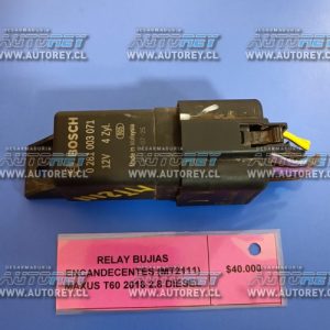 Relay bujias encandecentes (MT2111) Maxus T60 2018 2.8 diesel $40.000 mas diesel