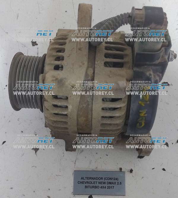 Alternador (CDN124) Chevrolet New Dmax 2.5 Biturbo 4×4 2017 $80.000 + IVA