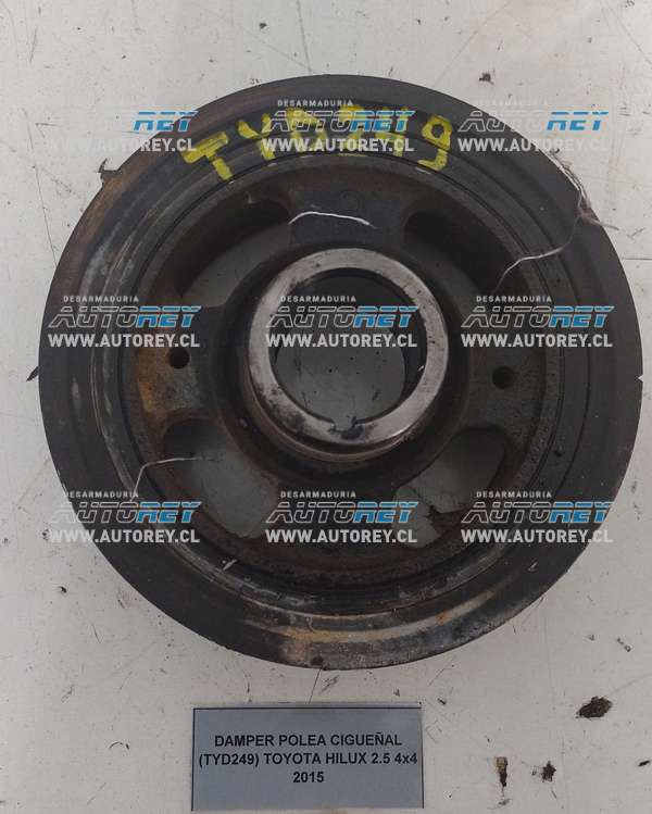 Damper Polea Cigüeñal (TYD249) Toyota Hilux 2.5 4×4 2015 $60.000 + IVA