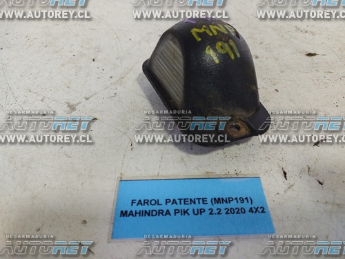 Farol Patente (MNP191) Mahindra Pik Up 2.2 2020 4×2 $10.000 + IVA