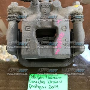 Caliper trasero derecho Nissan Qashqai 2011 al 2014 $30.000 más iva