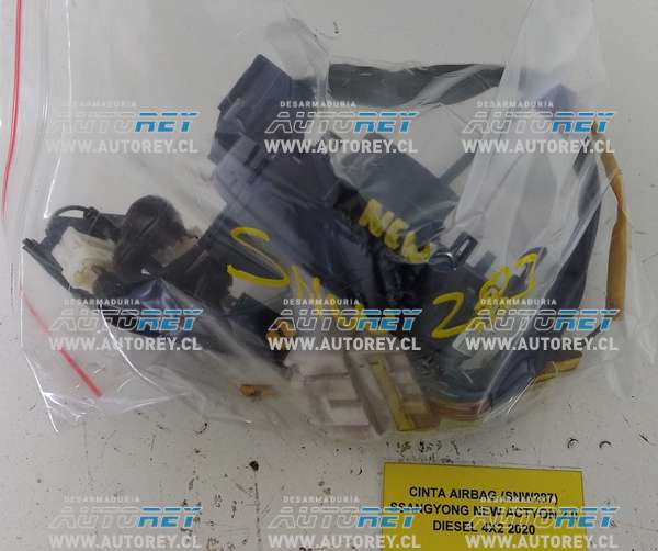 Cinta Airbag (SNW287) SSangyong New Actyon 2.0 Diesel 4×2 2020 $50.000 + IVA