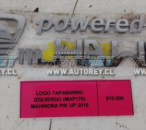 Logo Tapabarro Izquierdo (MAP176) Mahindra Pick Up 2018 $5.000 + IVA