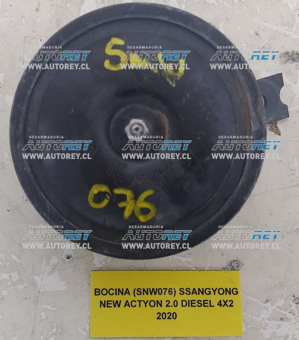 Bocina (SNW076) SSangyong New Actyon 2.0 Diesel 4×2 2020 $10.000 + IVA