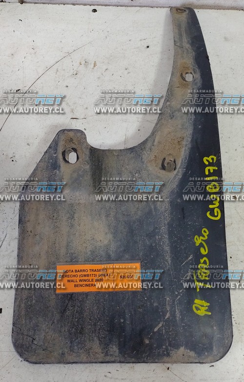 Bota Barro Trasero Derecho (GWB173) Great Wall Wingle 2020 Bencinera $10.000 + IVA