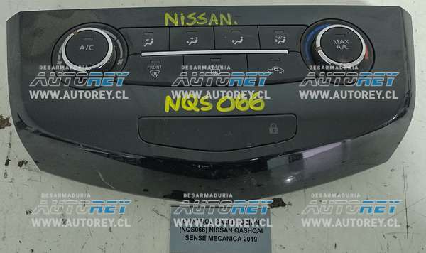 Control Calefacción (NQS066) Nissan Qashqai Sense Mecánica 2019 $40.000 + IVA