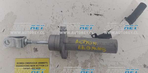 Bomba Embrague (SNW077) SSangyong New Actyon 2.0 Diesel 4×2 2020 $20.000 + IVA