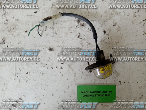 Farol Patente (CNZ128) Chevrolet N300 2016 $5.000 + IVA