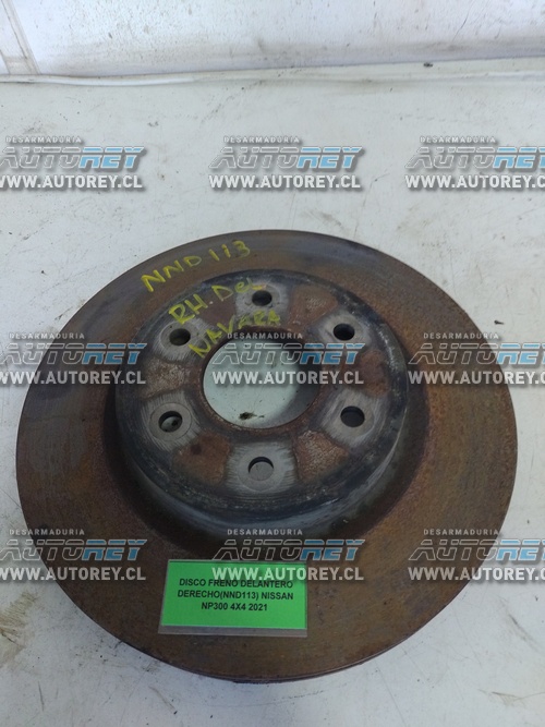 Disco Freno Delantero Derecho (NND113) Nissan Np300 4×4 2021 $15.000 + IVA