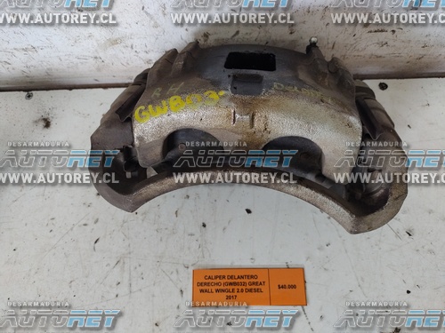 Caliper Delantero Derecho (GWB032) Great Wall Wingle 2.0 Diesel 2017 $40.000 + IVA