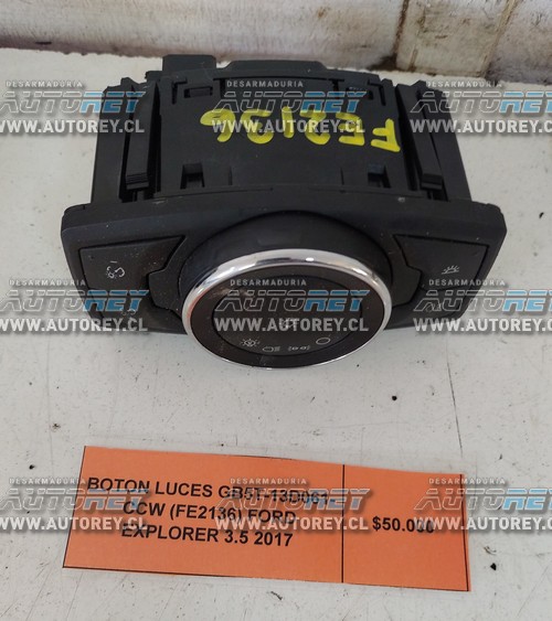 Botón Luces GB5T-13D061-CCW (FE2136) Ford Explorer 3.5 2017 $30.000 + IVA