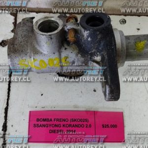 Bomba Freno (SKO025) Ssangyong Korando 2.0 Diesel 2014 $20.000 + IVA