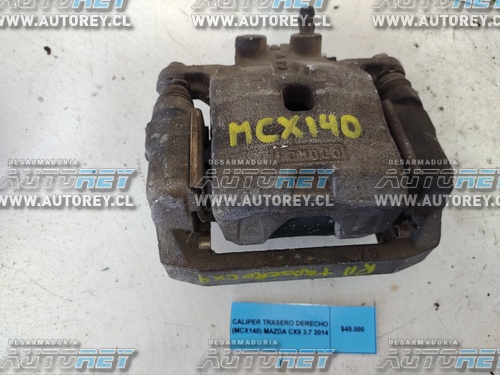 Caliper Trasero Derecho (MCX140) Mazda CX9 3.7 2014 $45.000 + IVA