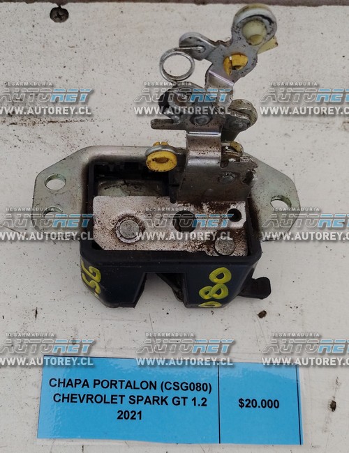 Chapa Portalon (CSG080) Chevrolet Spark GT 1.2 2021 $15.000 + IVA