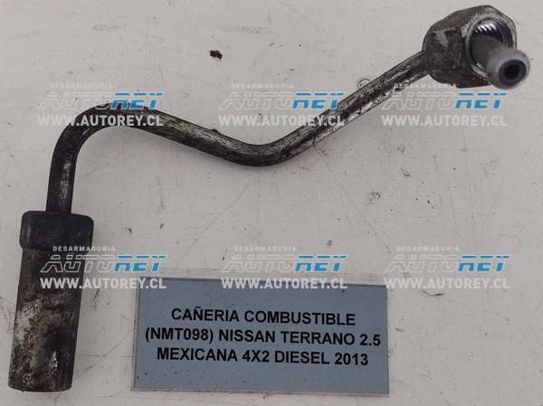 Cañeria Combustible (NMT098) Nissan Terrano 2.5 Mexicana 4×2 Diesel 2013 $10.000 + IVA