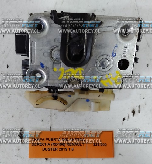 Chapa Puerta Delantera Derecha (RD106) Renault Duster 2019 1.6 $25.000 + IVA