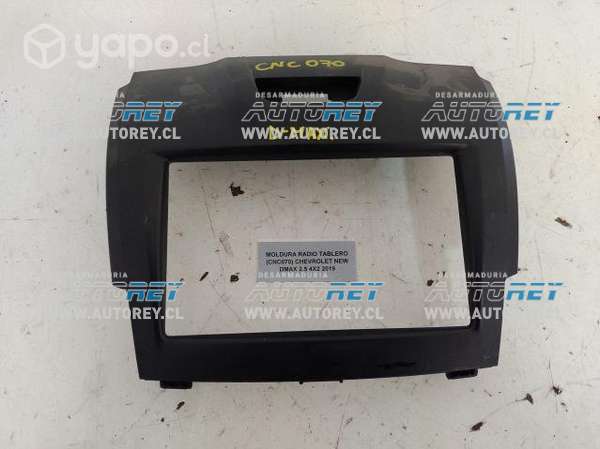 MOLDURA RADIO TABLERO (CNC070) CHEVROLET NEW DMAX 2.5 4X2 2019 $25.000 + IVA