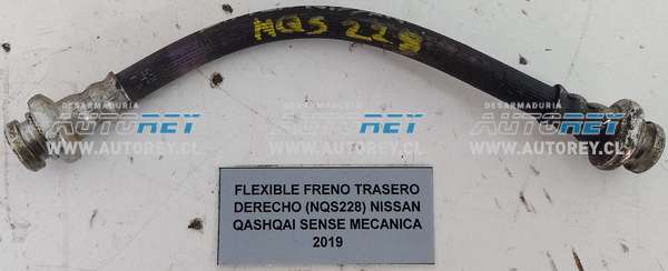 Flexible Freno Trasero Derecho (NQS228) Nissan Qashqai Sense Mecánica 2019 $10.000 + IVA.jpeg