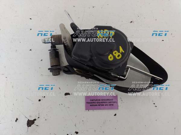 Cinturon Seguridad Trasero Izquierdo (NPP081) Nissan NP300 4X2 2018 $15.000 + IVA