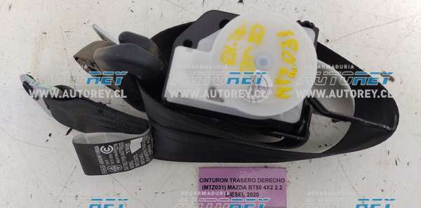 Cinturon Trasero Derecho (MTZ031) Mazda BT50 4×2 2.2 Diesel 2020 $10.000 + IVA