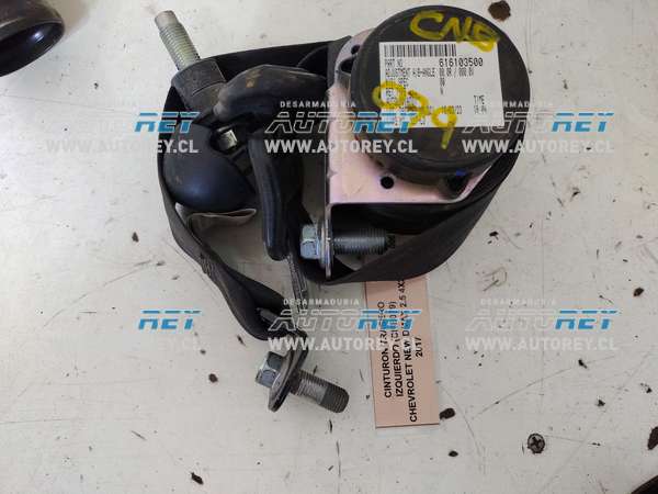 Cinturon Trasero Izquierdo (CNB079) Chevrolet New Dmax 2.5 4×2 2017 $15.000 + IVA