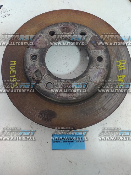 Disco Freno Delantero (MUE193) Mitsubishi L200 2014 2.5 $15.000 + IVA