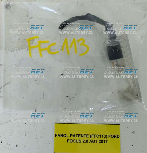 Farol Patente (FFC113) Ford Focus 2.0 AUT 2017 $8.000 + IVA