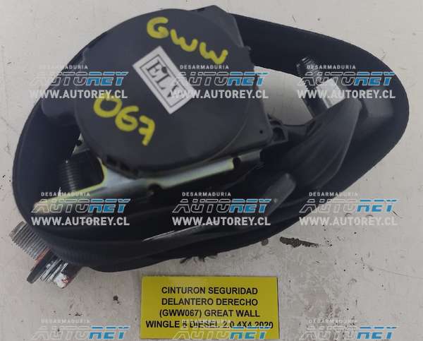 Cinturon Seguridad Delantero Derecho (GWW067) Great Wall Wingle 5 Diesel 2.0 4×4 2020 $20.000 + IVA