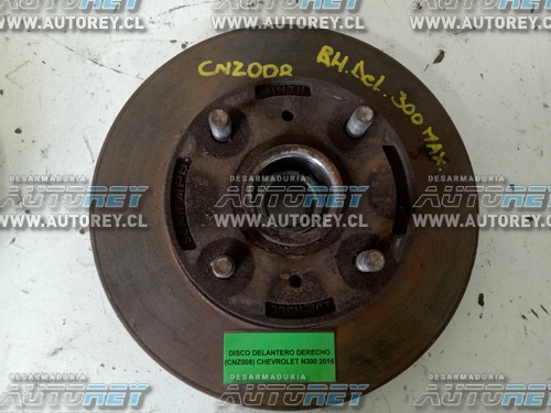 Disco Delantero Derecho (CNZ008) Chevrolet N300 2016 $10.000 + IVA