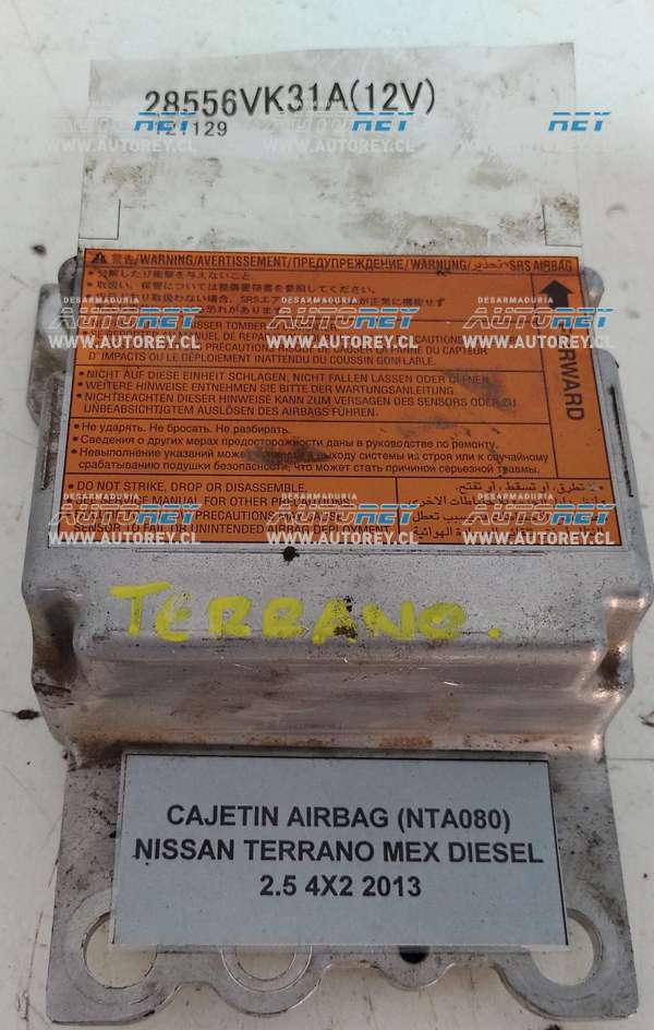 Cajetín Airbag (NTA080) Nissan Terrano Mex Diesel 2.5 4×2 2013 $30.000 + IVA.jpeg