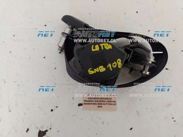 Cinturon Seguridad Trasero Izquierdo (SNB108) Ssangyong New ACTYON 4×2 2018 $30.000 + IVA