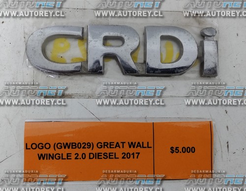 Logo (GWB029) Great Wall Wingle 2.0 Diesel 2017 $5.000 + IVA