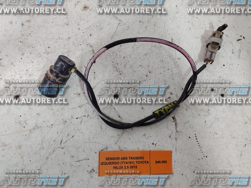 Sensor ABS Trasero Izquierdo (TYA161) Toyota Hilux 2.5 2012 $40.000 + IVA