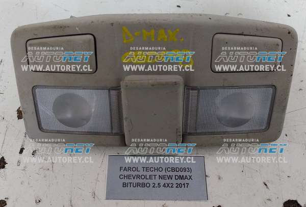 Farol Techo (CBD093) Chevrolet New Dmax Biturbo 2.5 4×2 2017 $15.000 + IVA