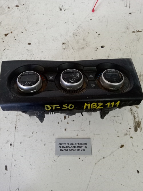 Control Calefacción Climatizador (MBZ111) Mazda BT50 2019 4×4 $100.000 + IVA