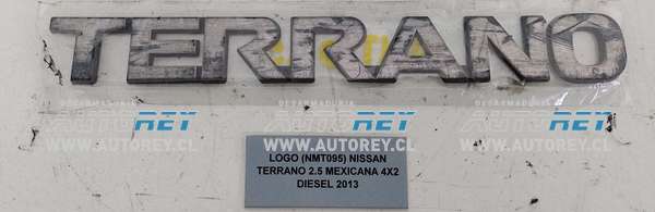 Logo (NMT095) Nissan Terrano 2.5 Mexicana 4×2 Diesel 2013 $7.000 + IVA