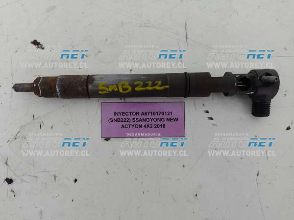 Inyector A6710170121 (SNB222) Ssangyong New Actyon 4×2 2018 $150.000 + IVA