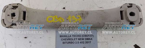 Manilla Techo (CBD137) Chevrolet New Dmax Biturbo 2.5 4×2 2017 $10.000 + IVA