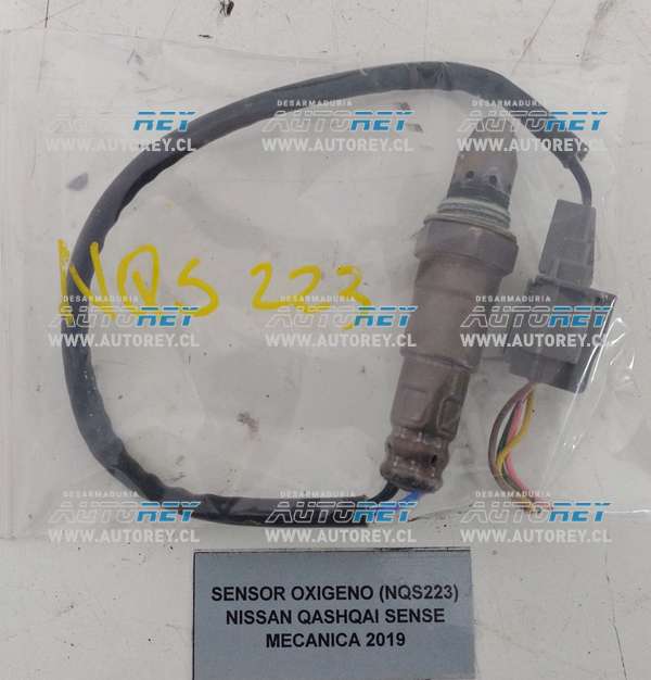 Sensor Oxigeno (NQS223) Nissan Qashqai Sense Mecánica 2019 $25.000 + IVA