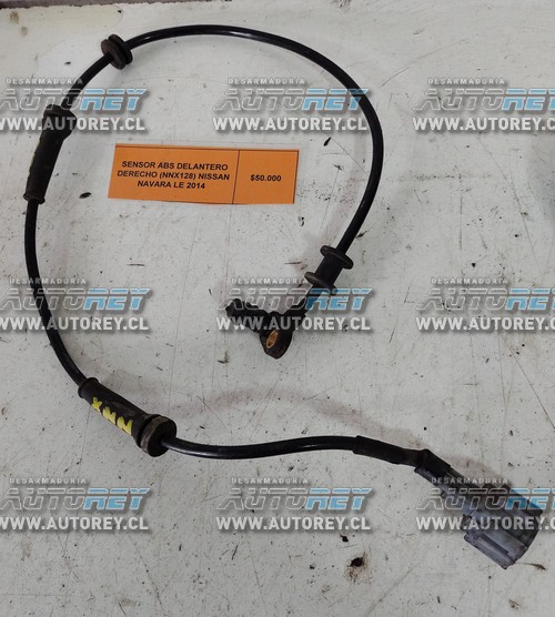 Sensor ABS Delantero Derecho (NNX128) Nissan Navara LE 2014 $30.000 + IVA