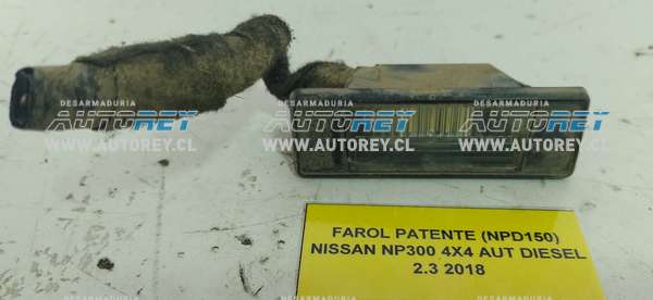 Farol Patente (NPD150) Nissan NP300 4×4 AUT Diesel 2.3 2018 $10.000 + IVA