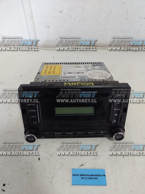 Radio (MNP029) Mahindra Pik Up 2.2 2020 4×4 $60.000 + IVA