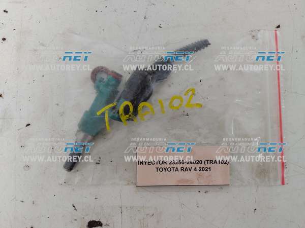 Inyector 23250-24020 (TRA102) Toyota Rav 4 2021 $25.000 + IVA