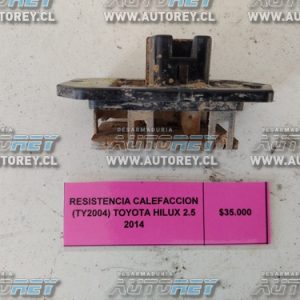 Resistencia Calefacción (TY2004) Toyota Hilux 2.5 2014 $35.000 + IVA