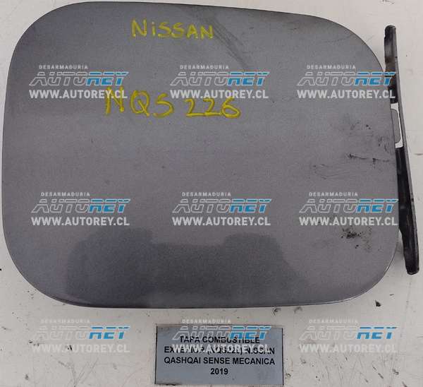 Tapa Combustible Exterior (NQS226) Nissan Qashqai Sense Mecánica 2019 $20.000 + IVA